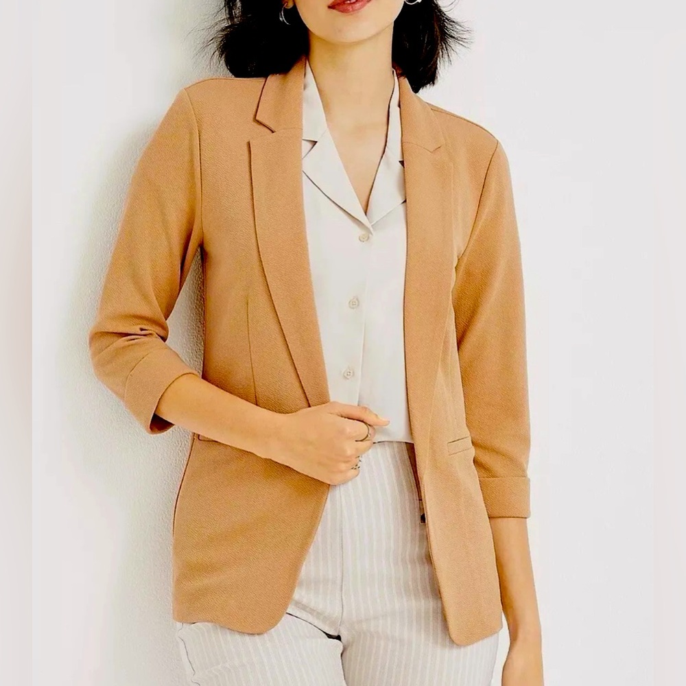 Maurices 3/4 Sleeve Collared Blazer